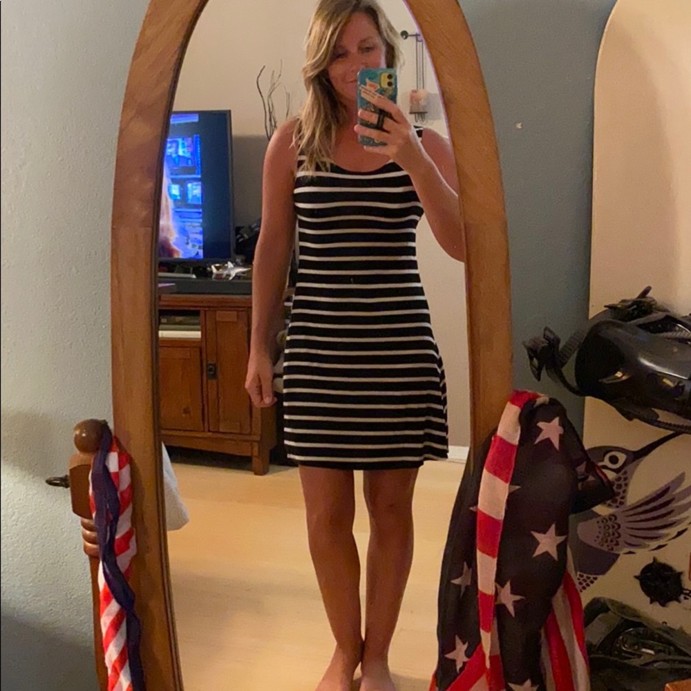 Pre loved Striped Knit Dress